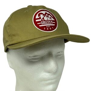 Green Grizzly Logo Cap